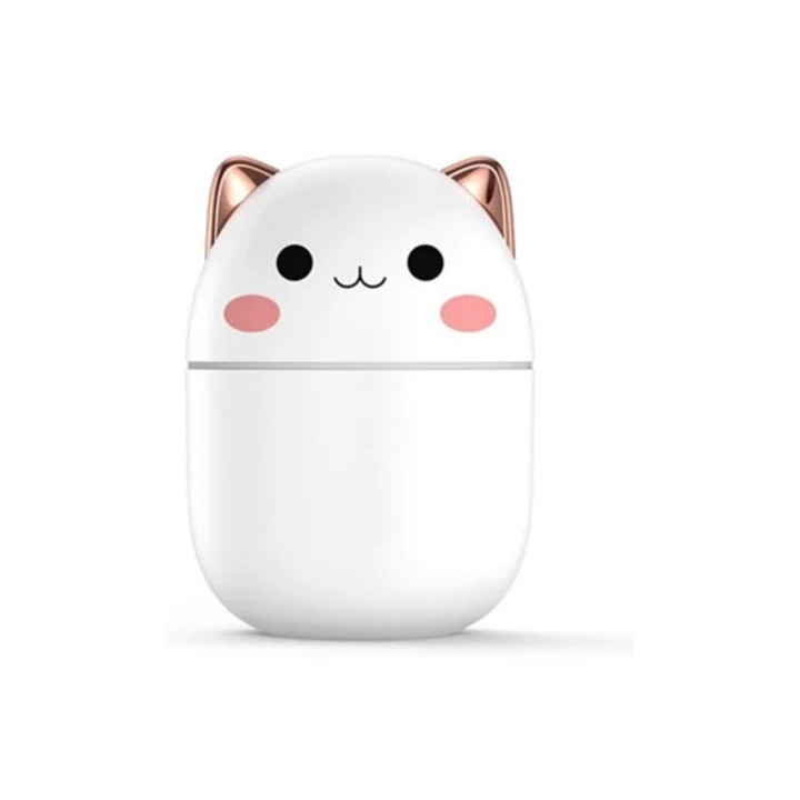 Umidificator cu abur rece 250ml, noapte luminoasa, setari duale de abur, silentios