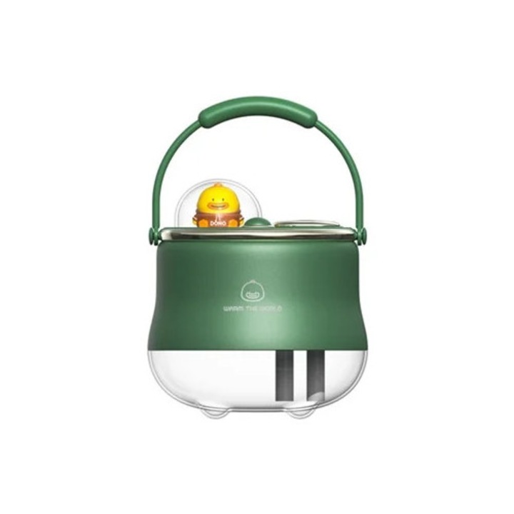 Asztali párásító 400ml, kicsi és csendes, éjszakai fénnyel, 3 permetezési mód, készlet