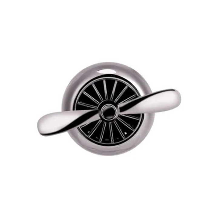 Autó illatosító, propeller alakú parfüm diffúzor, fekete