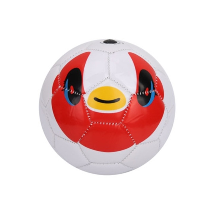 Gyermek focilabda, 2-es méret, fehér pingvinnel, sport szett