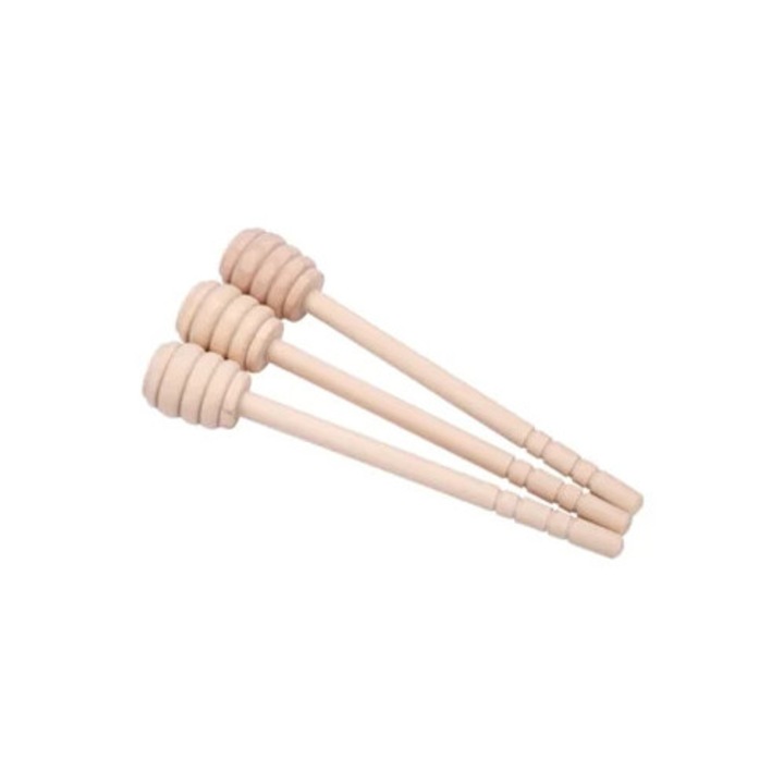 Set de 24 linguri din lemn pentru miere, gem, sirop si sos, unelte de bucatarie