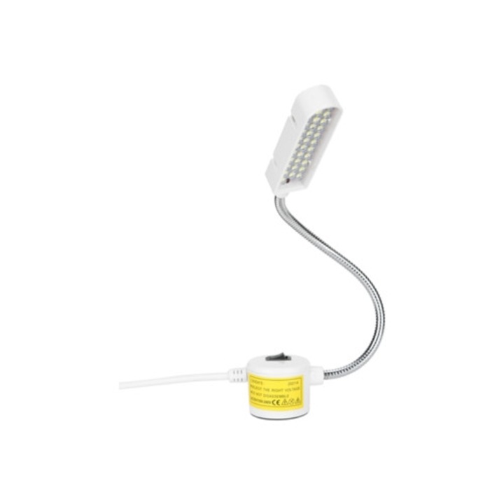 33 LED-es munkalámpa, energiatakarékos megvilágító, mágneses talp, műhelyekbe, pincékbe, karbantartáshoz