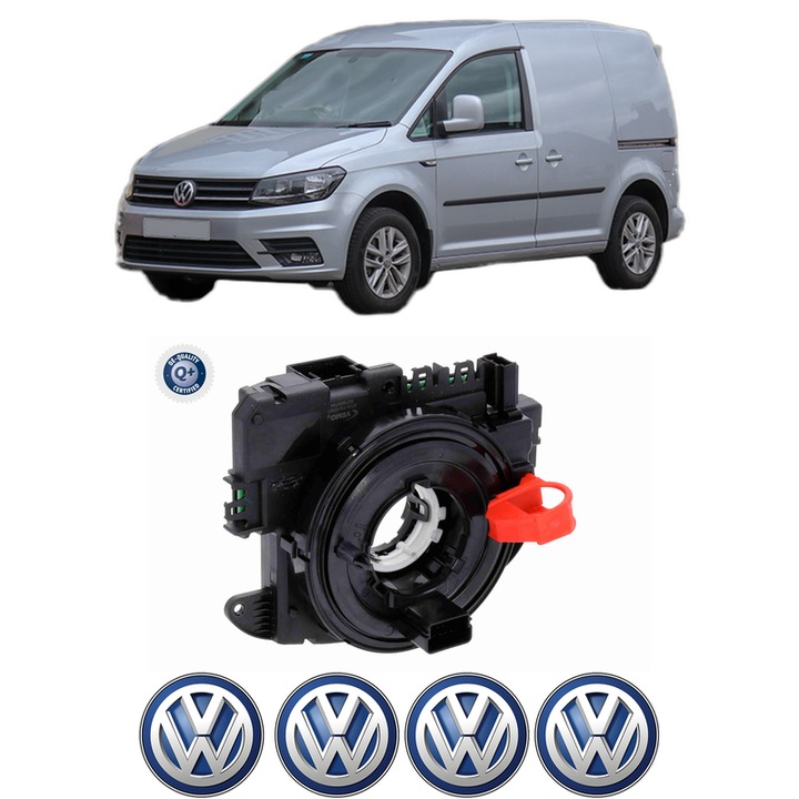 Spirala Airbag Pentru Volan Volkswagen CADDY ALLTRACK IV Box Body/MPV (SAA) din 2015-2020, Auto, 4x Stickere auto cu Volkswagen