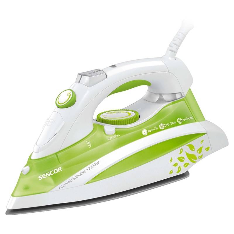 Fier de călcat Sencor 2200W, ceramică, rezervor de apă 380ml, 295x115x140mm