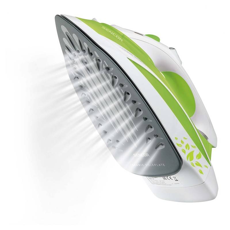 Fier de călcat Sencor 2200W, ceramică, rezervor de apă 380ml, 295x115x140mm