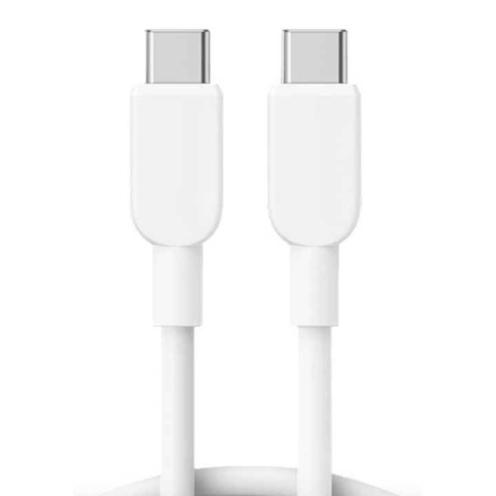 Type-C – Type-C adatkábel, 240W, 1.8m, Fehér