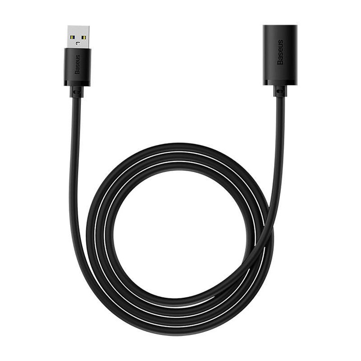 Cablu Extensie USB la USB, 1m, A66, PVC, Black
