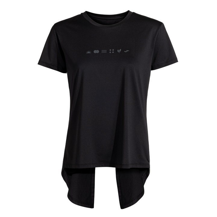 Tricou lung Joma Breath negru, Negru