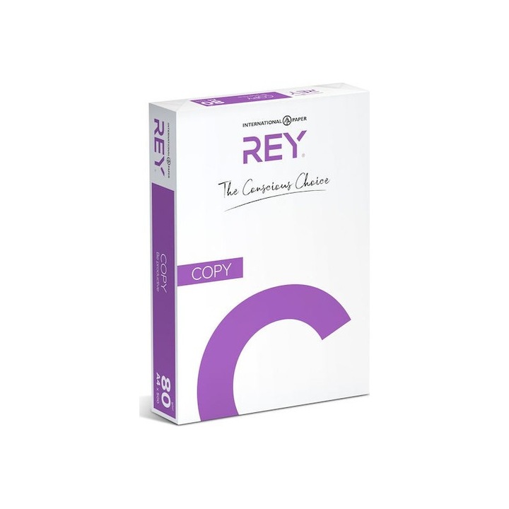 Хартия за копиране, Рей, A4, 80 гр, 500 листа, бяла