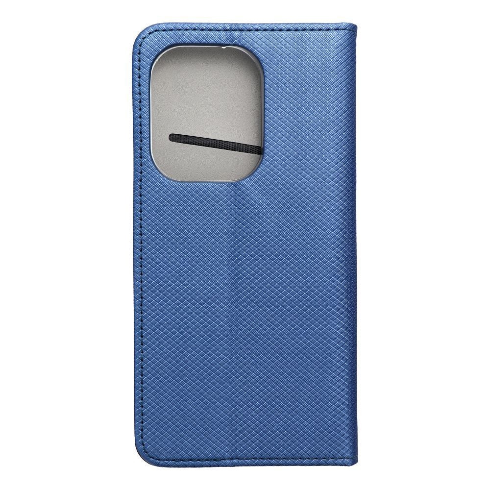 Husă de telefon compatibilă cu Xiaomi Redmi 15C 4G / Redmi 15C 5G / Poco C85 4G, tip carte, cu suport pentru card bancar, închidere magnetică, albastru închis, Smart Case book