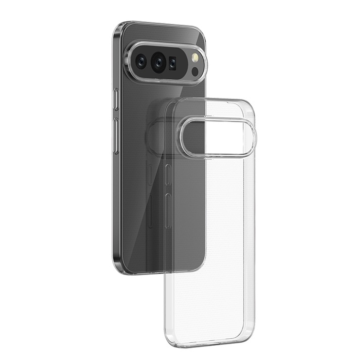 Husa TPU compatibila cu Google Pixel 10 Pro, Transparent