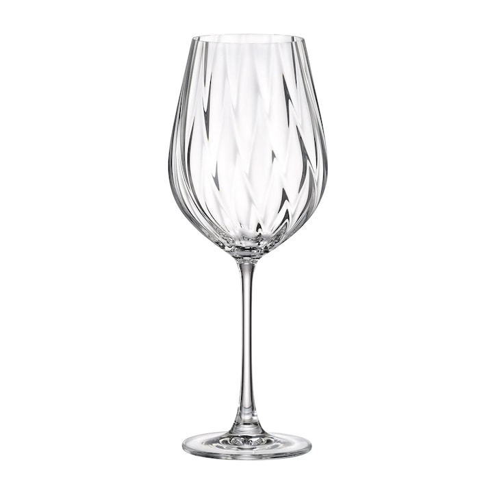 Set 6 pahare vin Crystal Bohemia Cora 650 ml transparent