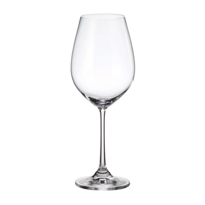Set 6 pahare vin Crystal Bohemia Columba 650 ml transparent
