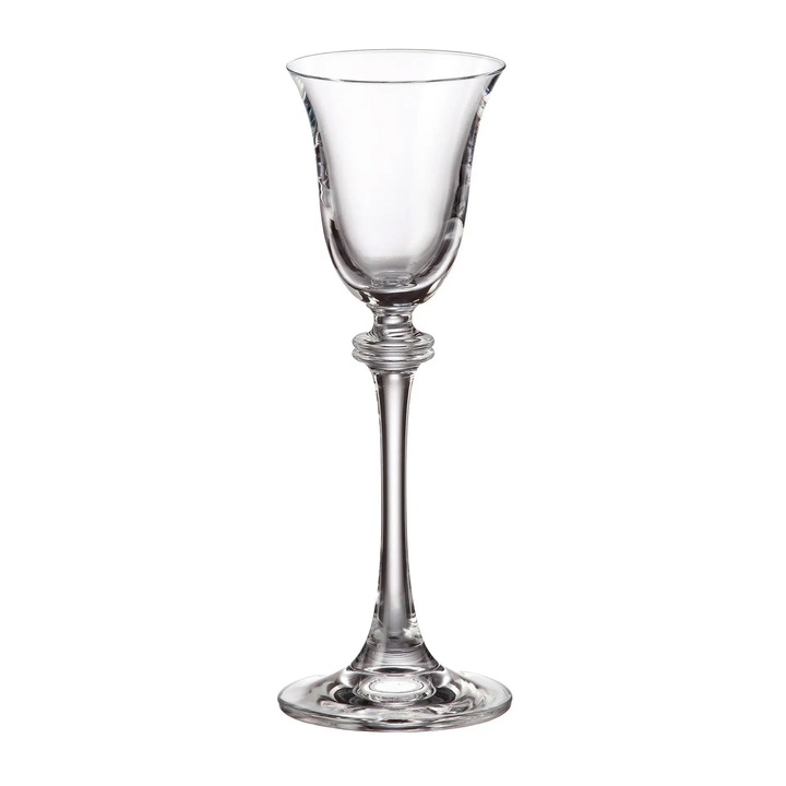 Set 6 pahare lichior Crystal Bohemia Asio 60 ml transparent