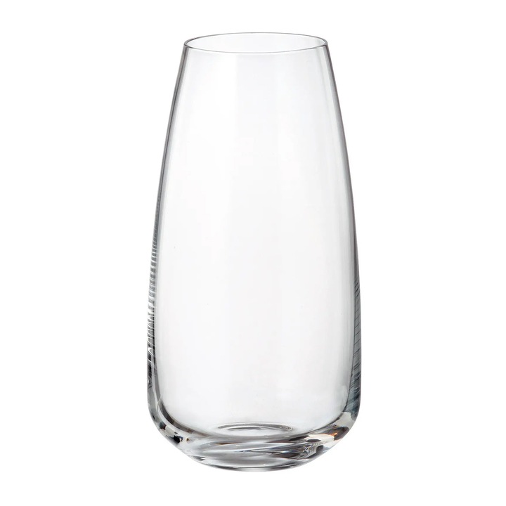 Set 6 pahare apa Crystal Bohemia Anser, 550 ml, transparent, sticlă cristalină, design elegant, 25x17x17 cm