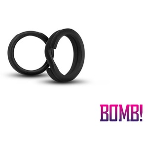 Mikado Rig Rings A Goccia 4x6mm – 25 Pezzi, Nero Opaco – Per Carpa E Pesca A Fondo