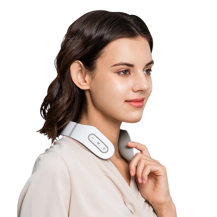 Aparat masaj cervical Mingzhen MZ-N3 3D alb