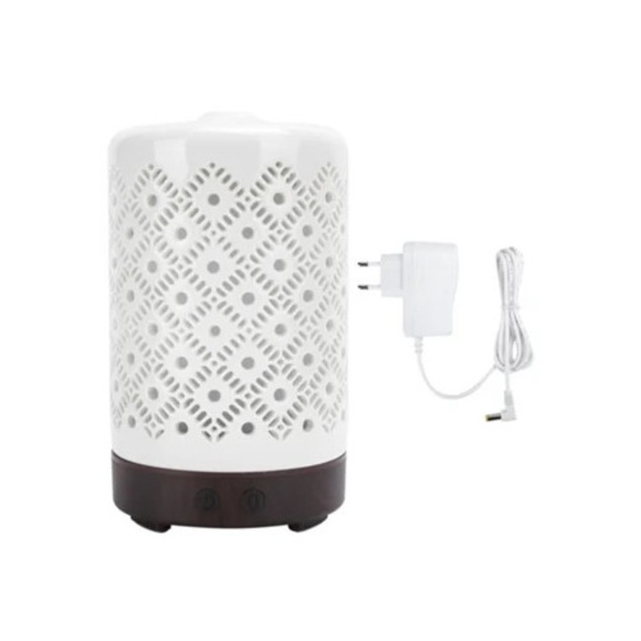 Umidificator 200ml, mini desktop, cu lumina de noapte, USB, pentru acasa si birou
