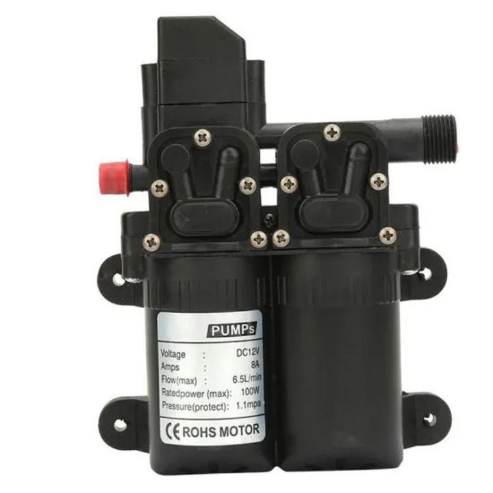 12V 100W dupla szívófejes szivattyú