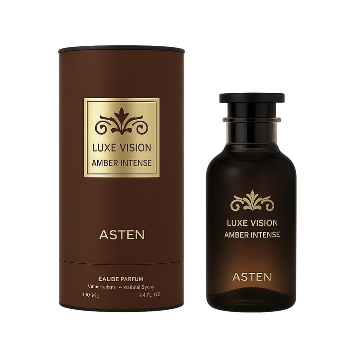 Apa de parfum Asten, Amber Intense, unisex, 100ml