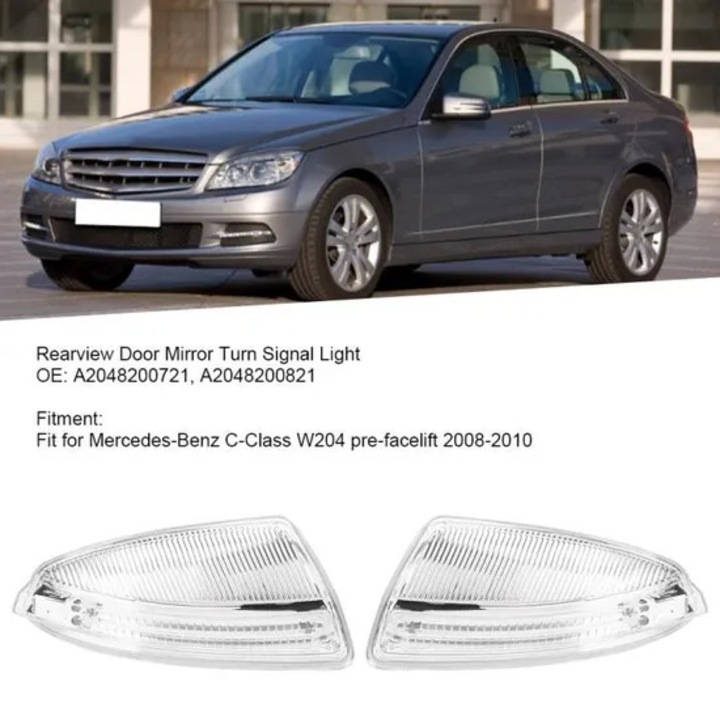 Lampi LED Clignotant Spate pentru Mercedes-Benz C-Class W204 08-10, set
