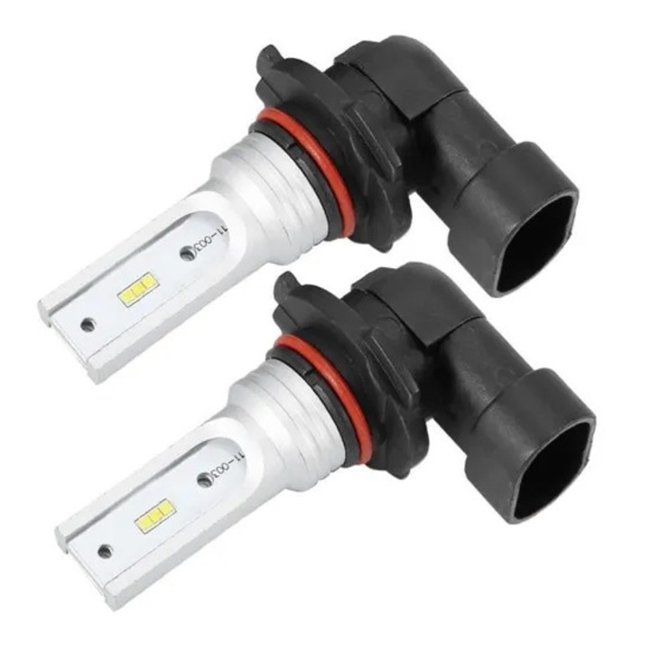 LED autó izzók 9005/HB3, 2 db, 6000K hideg fehér, IP67 vízálló