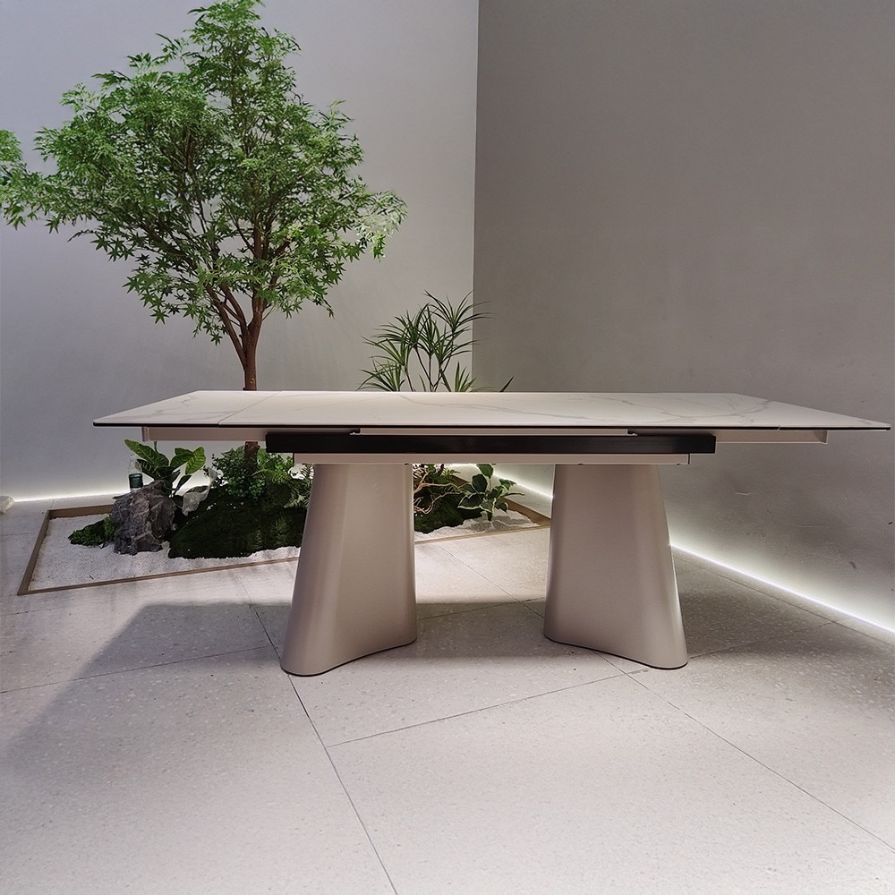 Masa Living CT234, 140/200 x 90 x 75 cm, Extensibila, Blat Ceramic