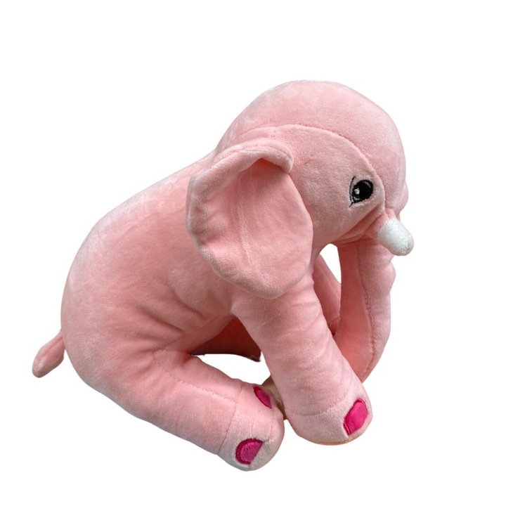 Elefantel din plus, 26 cm, diverse culori