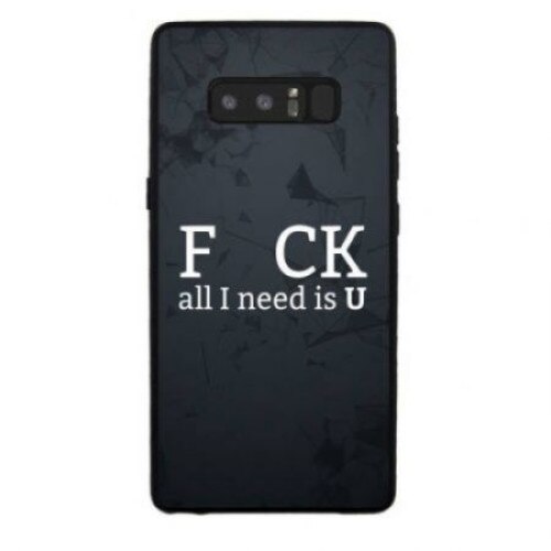 Husa Samsung A3 2017 Flippy Multicolor Text Fcuk