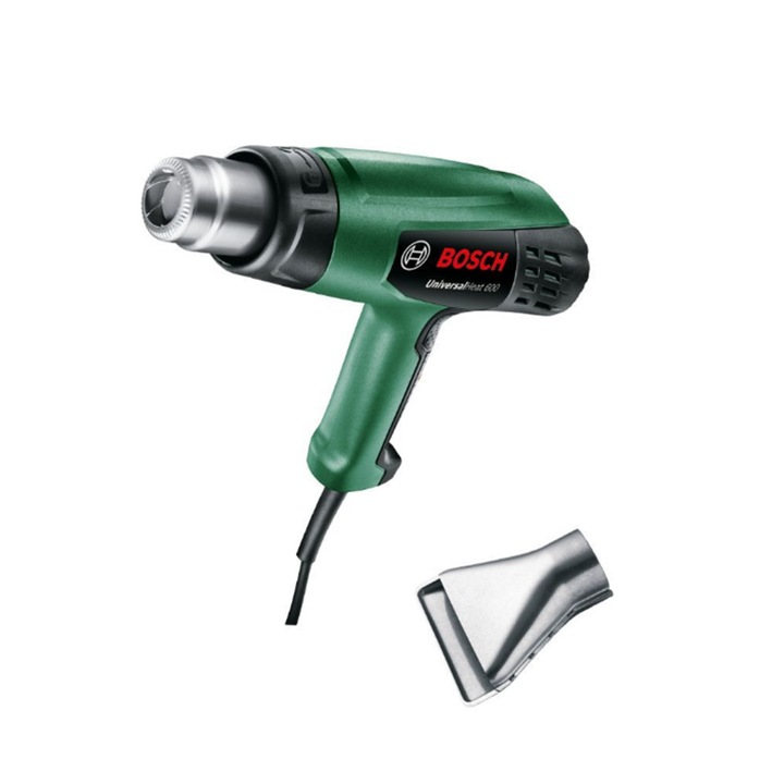 Pistol cu aer cald Bosch UniversalHeat 600, 1800 W, 50-300-600 grade, ergonomic