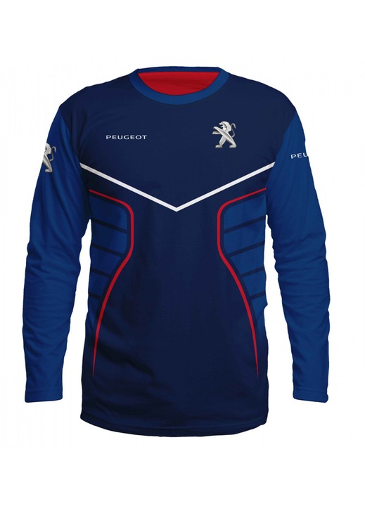 Bluza barbati Peugeot 102.50, maneca lunga, multicolor