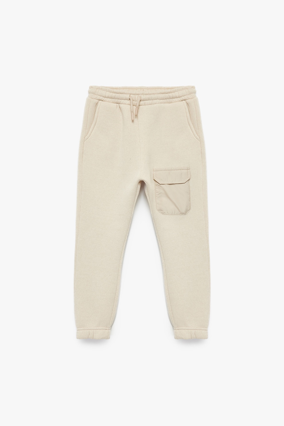 KOTON, Pantaloni conici de trening, Bej deschis, 134-140 CM