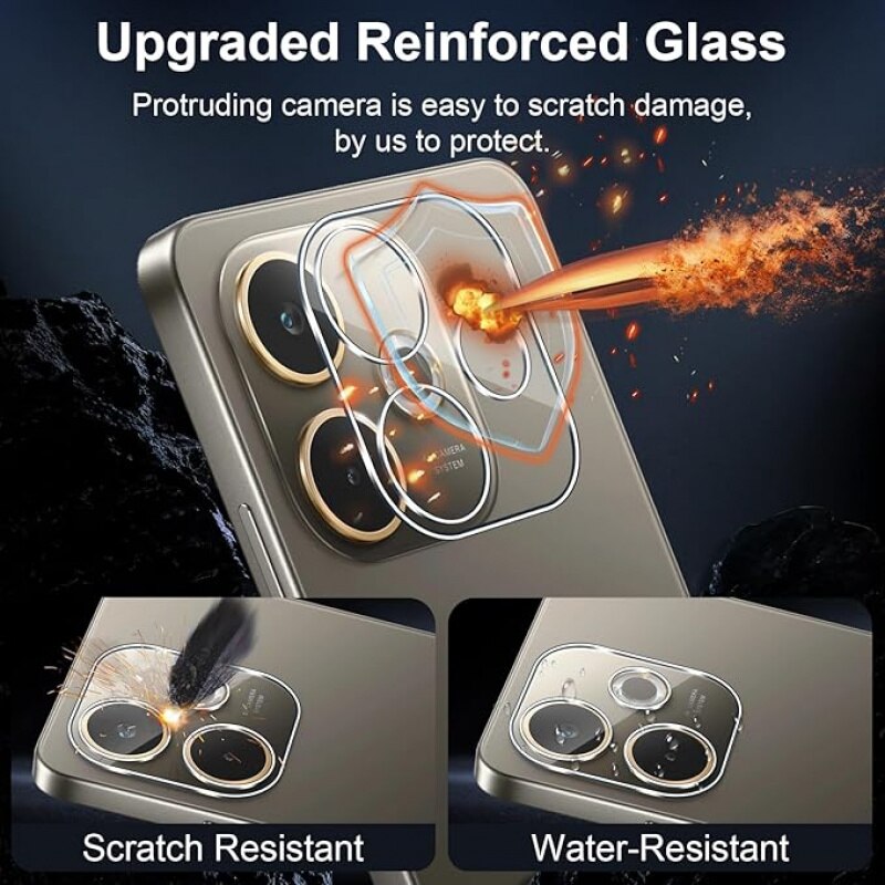 Set 2 Folii Protectie Ecran si 2 Folii Protectie Camera compatibile cu OPPO A5 Pro 4G/5G, Sticla Securizata, Transparenta, 9H, Anti-Zgarieturi