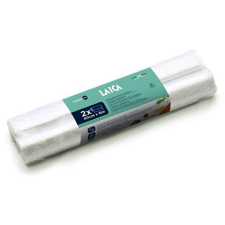 Set 2 x Role pentru vidat alimente, 40 cm x 600 cm, Laica VT3515