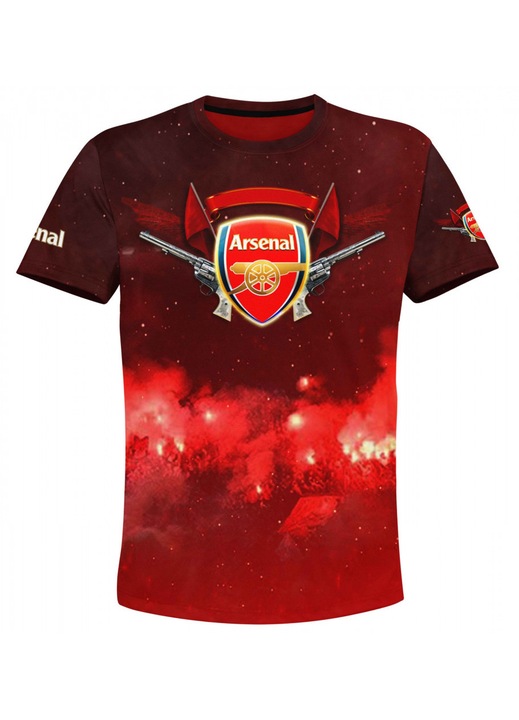 Férfi Arsenal póló 114.59, rövid ujjú, sokszínű