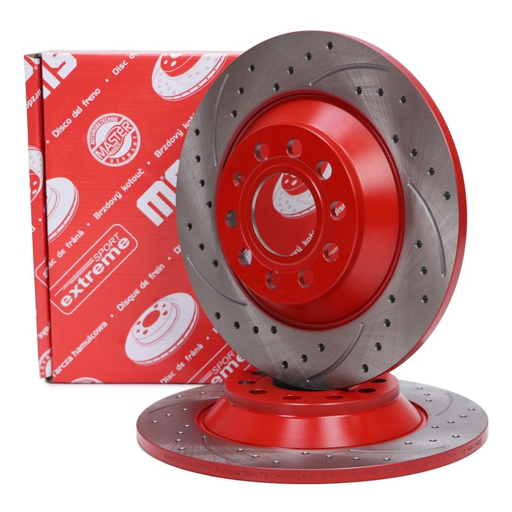 Féktárcsa szett, 2 darab, Master-Sport Germany, 302mm, 5 lyuk, 12mm vastagság