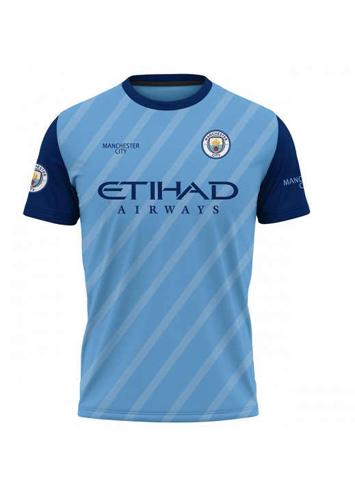 Férfi póló Manchester City 114.77, rövid ujjú, többszínű