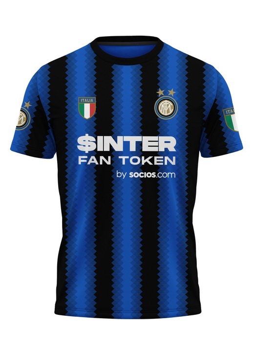 Férfi póló Inter Milan 114.82, rövid ujjú, többszínű