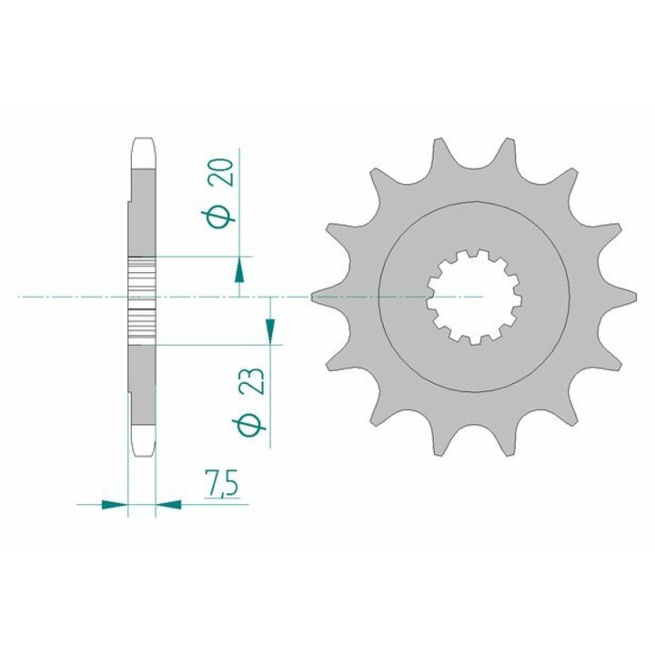 AFAM Acél Első Láncszem 22401 - 520 MBHR_46000735