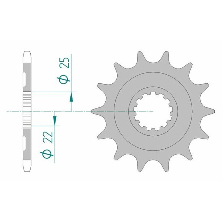 AFAM Acél Első Láncszem 27502 - 520 MBHR_46001195