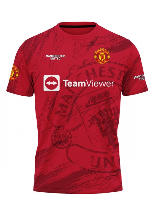 Férfi póló Manchester United 114.86, rövid ujjú, többszínű