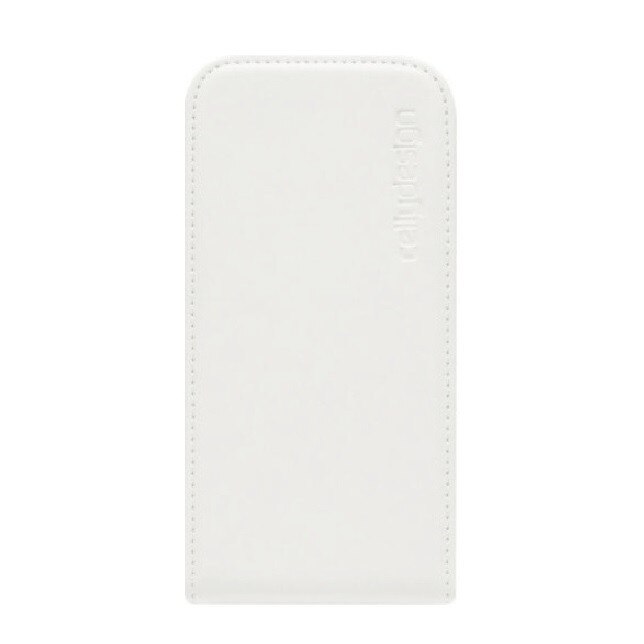 Husa flip Celly Face14W alba pentru Samsung Star S5230