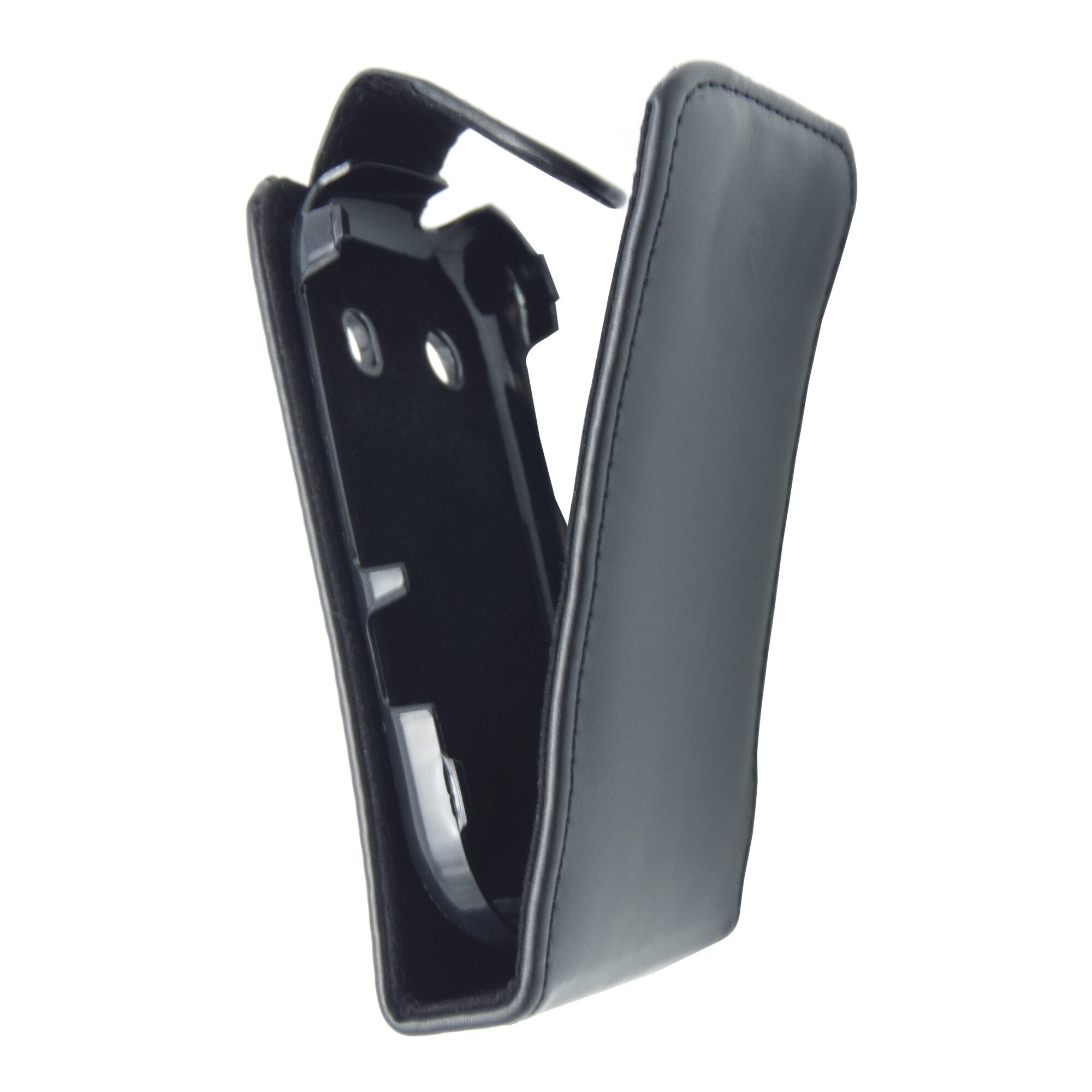 Husa flip TelOne neagra pentru Samsung Delphi B3410