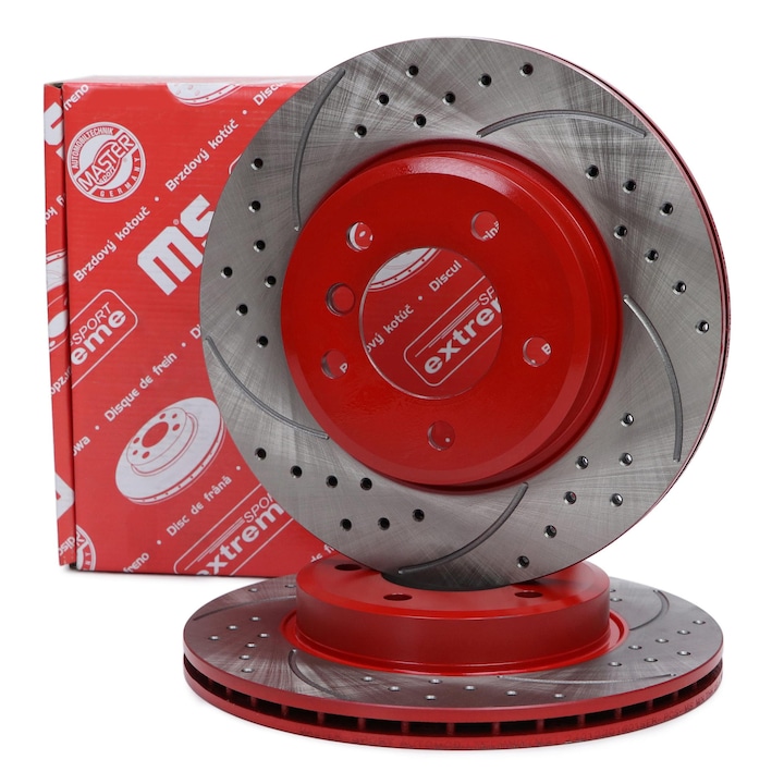 Discuri de frana set 2 bucati Master-Sport, 300mm, ventilate, pentru BMW 3 (E46), Z3 (E36), Z4 (E85)