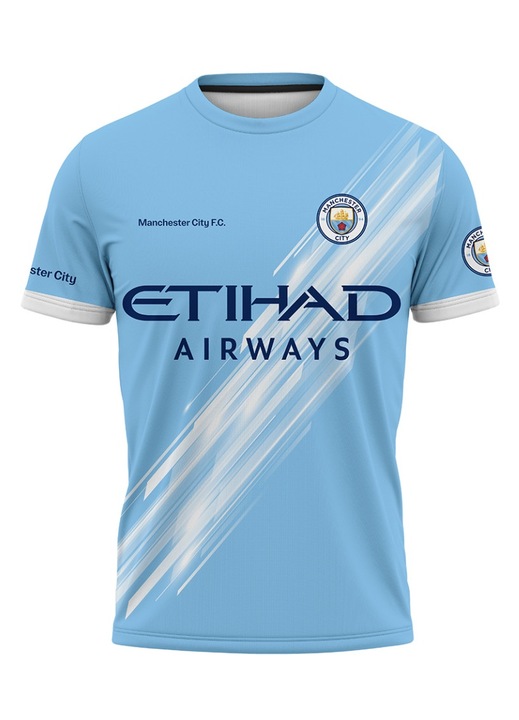 Férfi póló Manchester City 114.97, rövid ujjú, többszínű