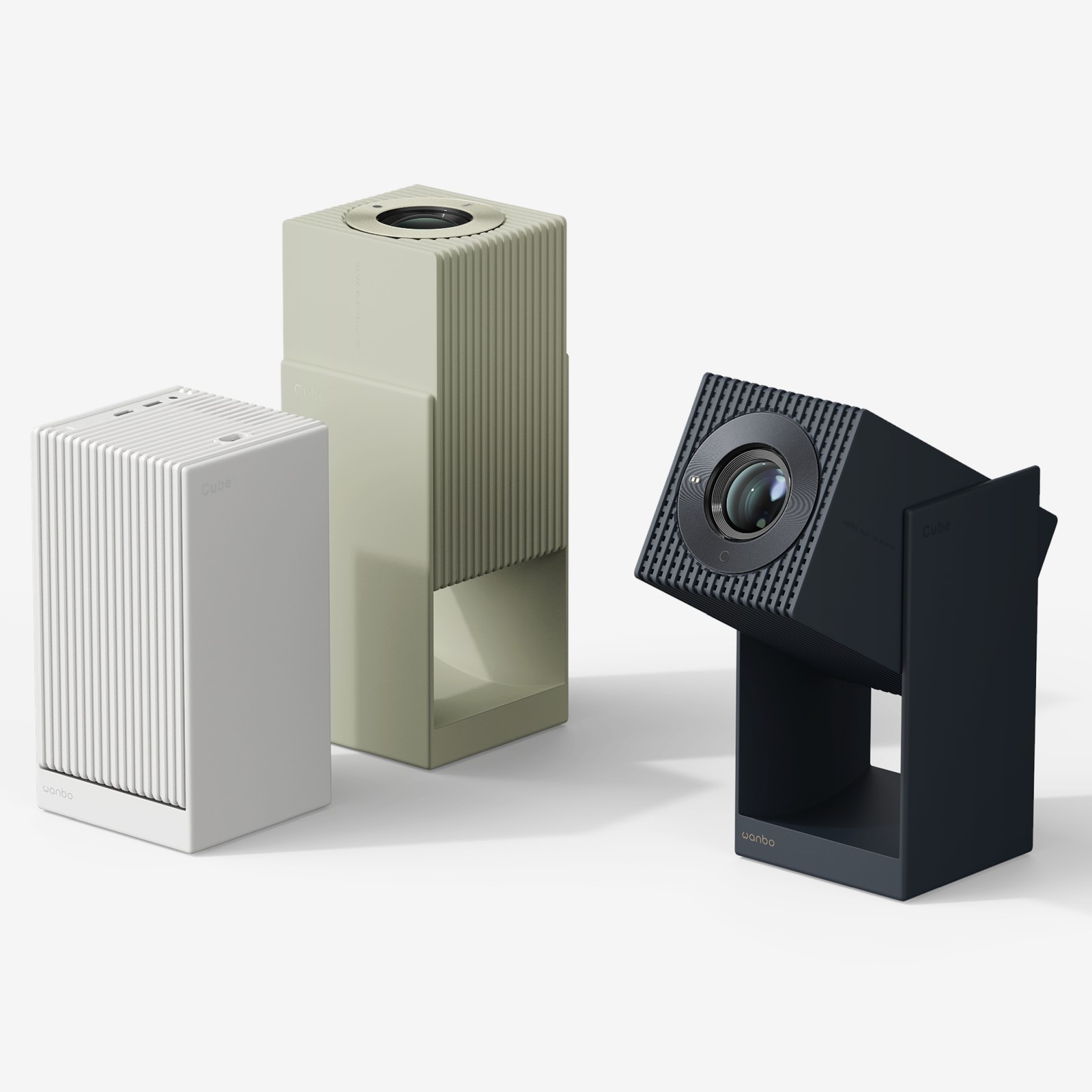 【プロジェクター】Wanbo Projecter Cube2 Pro/グリーン Proiector Wanbo Cube 2 Pro verde, 500 ANSI lumeni, Android TV 11