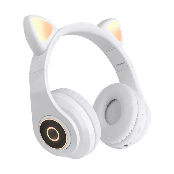 Casti Extralink cu Uschi de Pisica, Bluetooth, Iluminare LED Multicolor, Pliabile, 400mAh