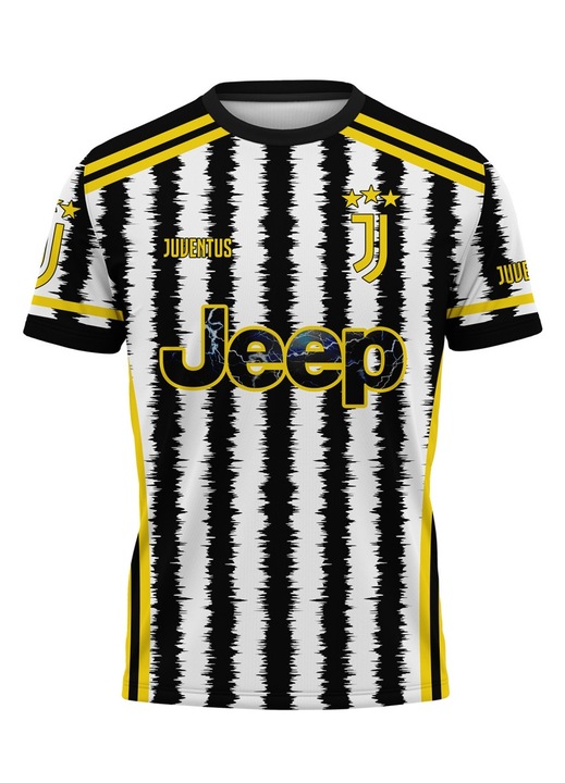 Férfi póló Juventus 115.19, rövid ujjú, sokszínű
