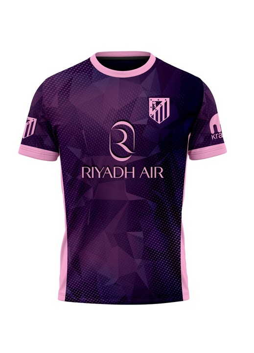 Férfi póló Atletico Madrid 115.25, rövid ujjú, többszínű