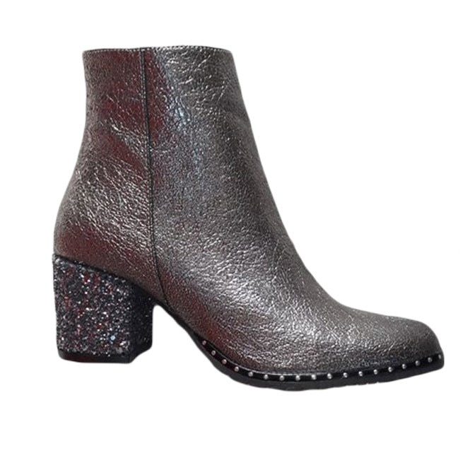 Botina deosebita de toamna-iarna,D&J Exclusive, Argintiu